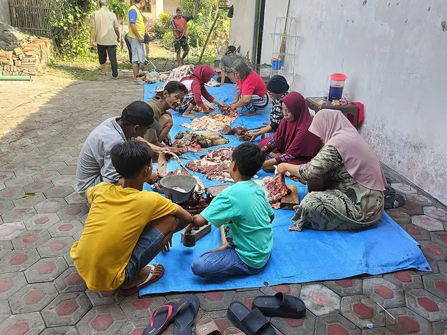 Penyembelihan hewan qurban 1447 H (foto ilustrasi: Indonesiagood, CC BY 4.0, Wikimedia Commons)
